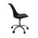 20 Kit 2 Cadeiras Giratorias Office Luisa Rivatti Assento PP Cinza Base Rodizio Cromado